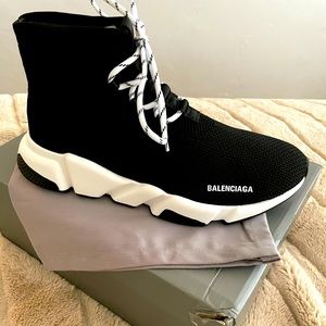 Balenciaga high top lacet